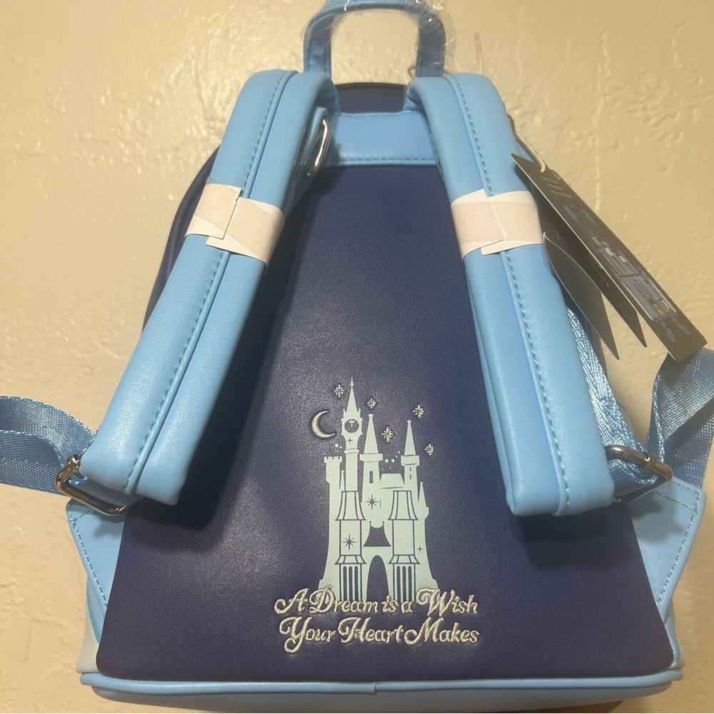 Loungefly Cinderella Castle Glow Mini Backpack - Picture 6 of 7